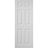 6' 6" X 2' 9" White 6 Panel Internal Door