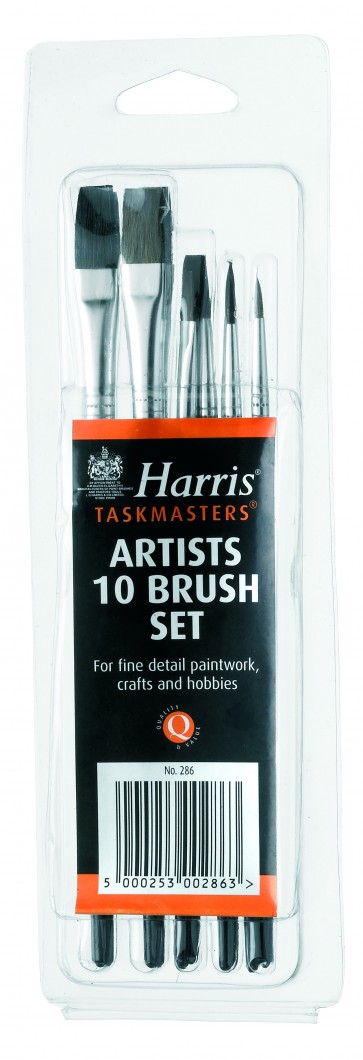Harris Taskmasters Artists Brush Set (10)