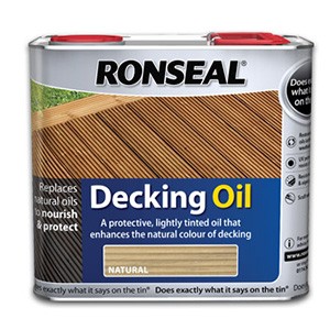 5 Litre Natural Ronseal Ultimate Protection Decking Oil