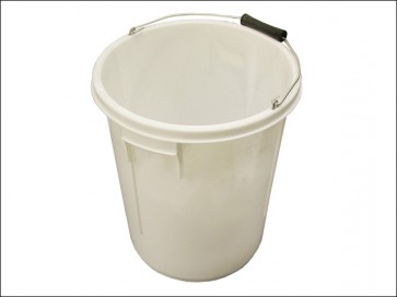 White 5 Gallon Bucket 25 Litres