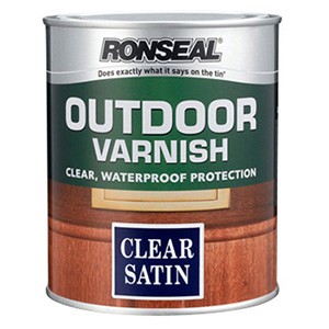 250 ml Satin Ronseal Outdoor Varnish