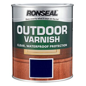 750 ml Gloss Ronseal Outdoor Varnish