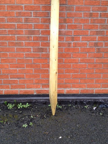 1.8mtr 100mm Tanalised Machined Post