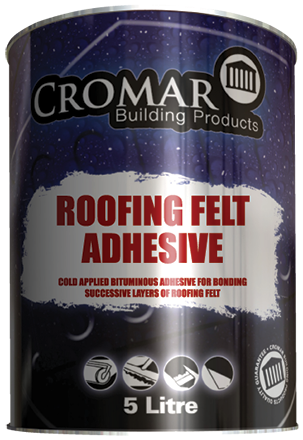 1 Litre Cromar Roofing Felt Adhesive