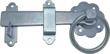 6" (150MM) SPECIALIST RING GATE LATCH ZINC PLATED