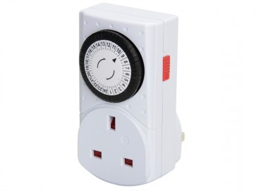 SMJ Electrical MCT1PC-SH 24 Hour Compact Mechanical Timer