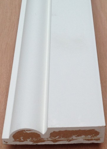 4.4mtr 19mm x 69mm White Primed Torus MDF Architrave 