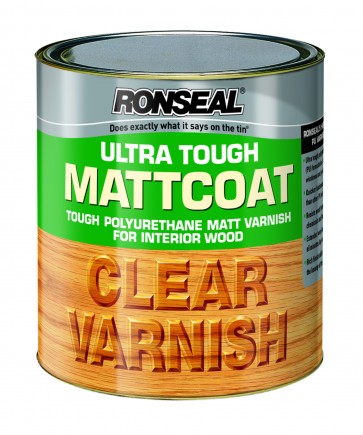 750 ml Ronseal Ultra Tough Internal Clear Mattcoat Varnish
