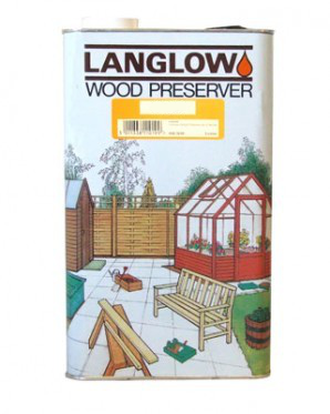 1 Litre Dark Brown Langlow Wood Preserver