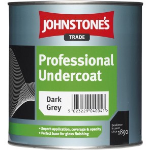 1 Litres Dark Grey Johnstones Professional Undercoat