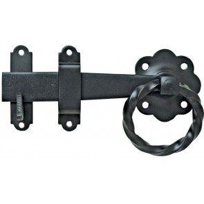 6" (150MM) SPECIALIST TWISTED RING GATE LATCH JAPANNED