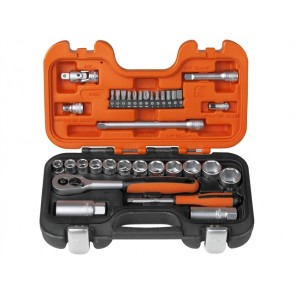 Bahco S330 Socket Set 34 Piece 1/4in & 3/8in Drive
